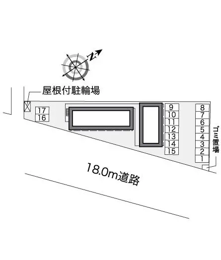 ★手数料０円★千葉市若葉区小倉町 月極駐車場